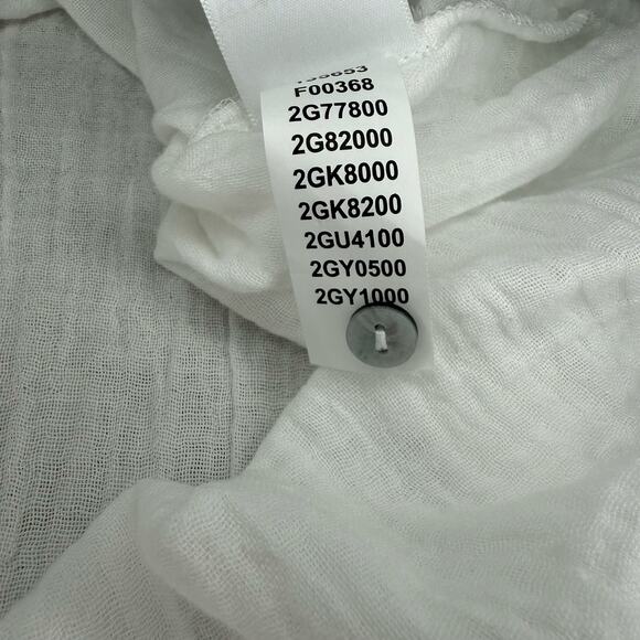 NWT Lucky Brand Inset Lace Short Sleeve Button-Up Shirt Size XL - Picture 5 of 8